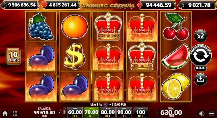 Cazinouri online sigure cu Shining Crown